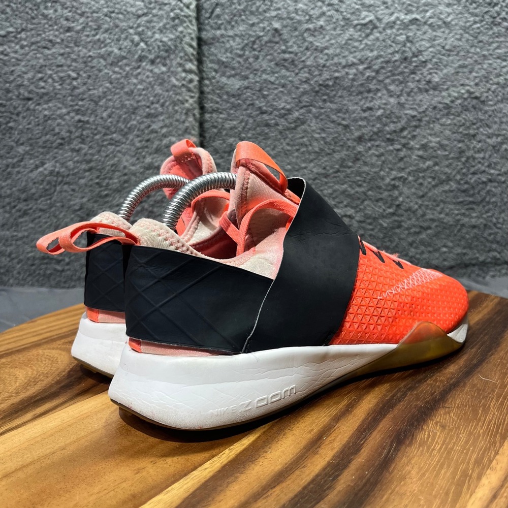 Nike Metcon DSX‎ Flyknit 2 Mens Orange Black Cross Training Shoes Size 8 - Picture 2 of 14
